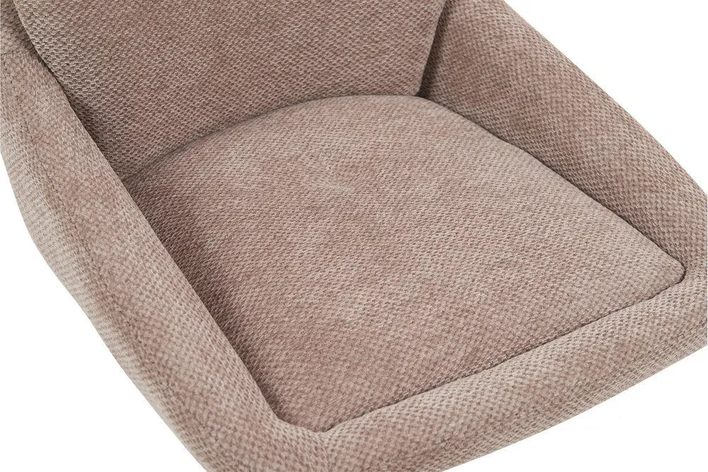 Chaise de Bar Pivotante SABA en Tissu - 50 x 60 cm
