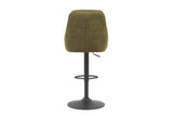 Chaise de Bar Pivotante SABA en Tissu - 50 x 60 cm