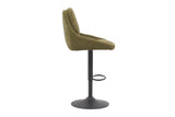 Chaise de Bar Pivotante SABA en Tissu - 50 x 60 cm
