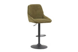 Chaise de Bar Pivotante SABA en Tissu - 50 x 60 cm