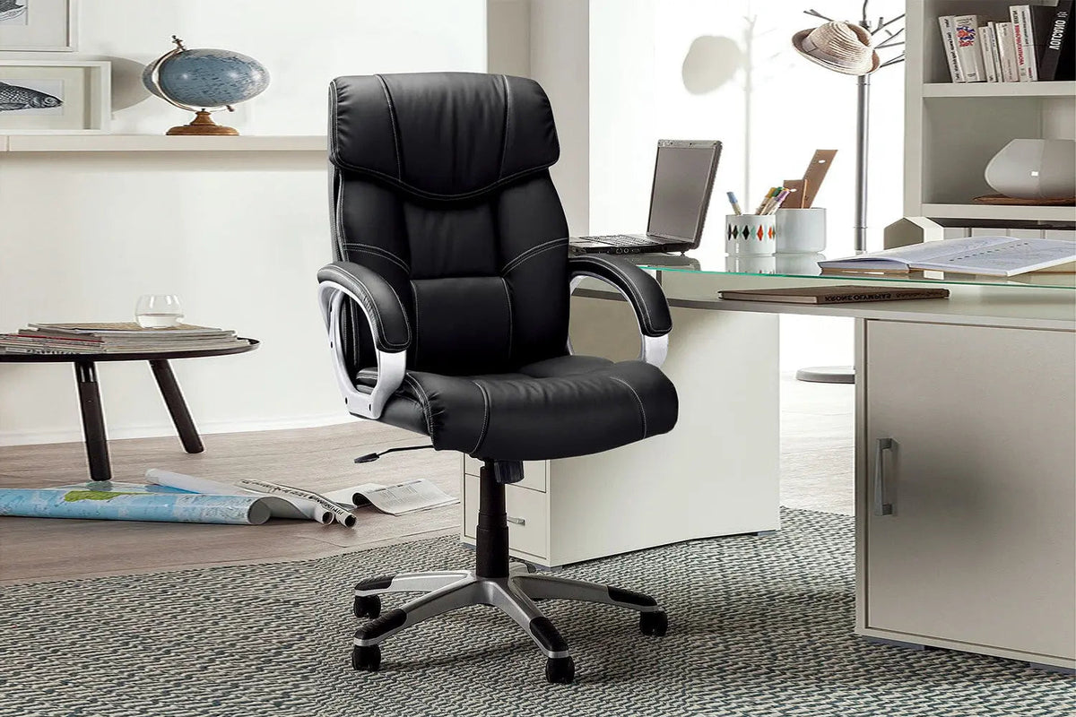 Chaise de Bureau DALIA en Similicuir (PU) - Chaise de bureau réglable 65 x 71 cm
