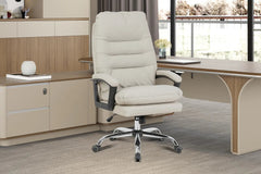 Chaise de Bureau DANIELA en Polyuréthane (PU) - Chaise de bureau réglable 46 x 53 cm