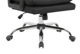 Chaise de Bureau DANIELA en Polyuréthane (PU) - Chaise de bureau réglable 46 x 53 cm