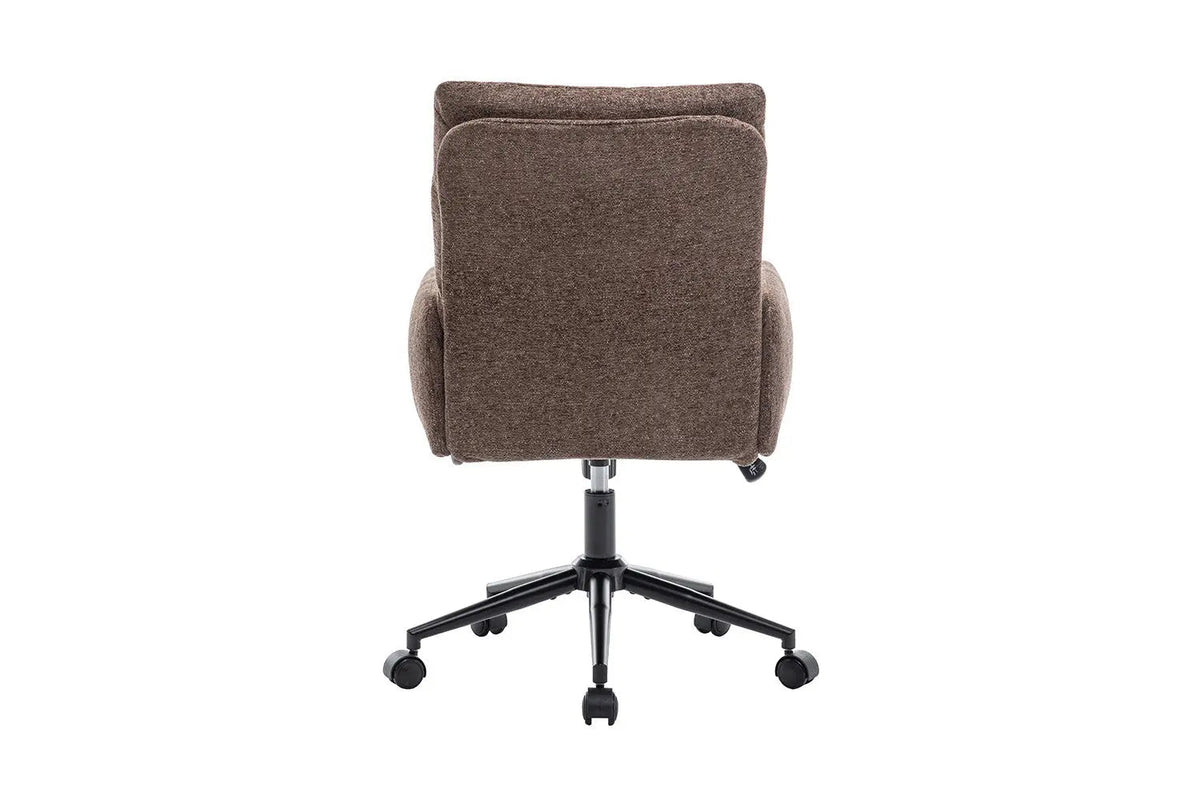 Chaise de Bureau EMMY en Tissu - Chaise de bureau réglable 64 x 68 cm