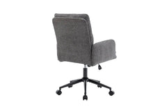 Chaise de Bureau EMMY en Tissu - Chaise de bureau réglable 64 x 68 cm