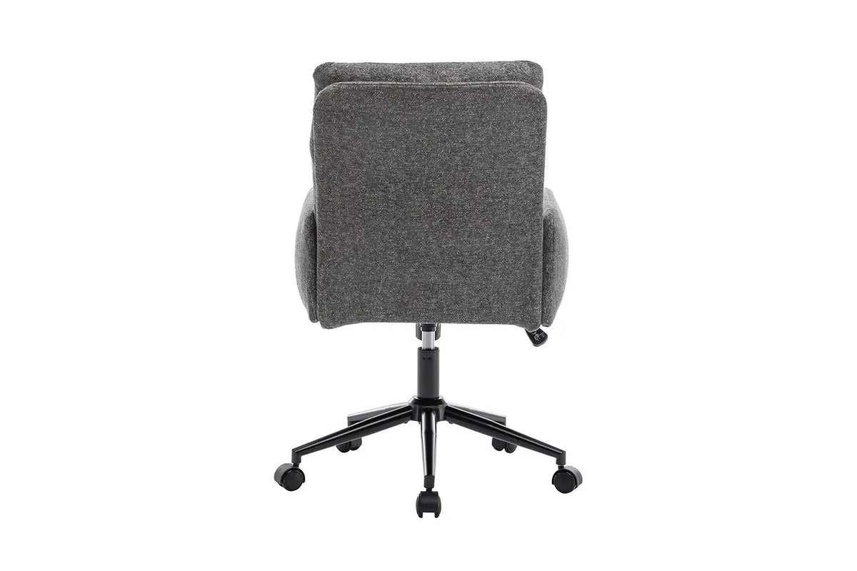 Chaise de Bureau EMMY en Tissu - Chaise de bureau réglable 64 x 68 cm