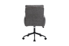 Chaise de Bureau EMMY en Tissu - Chaise de bureau réglable 64 x 68 cm
