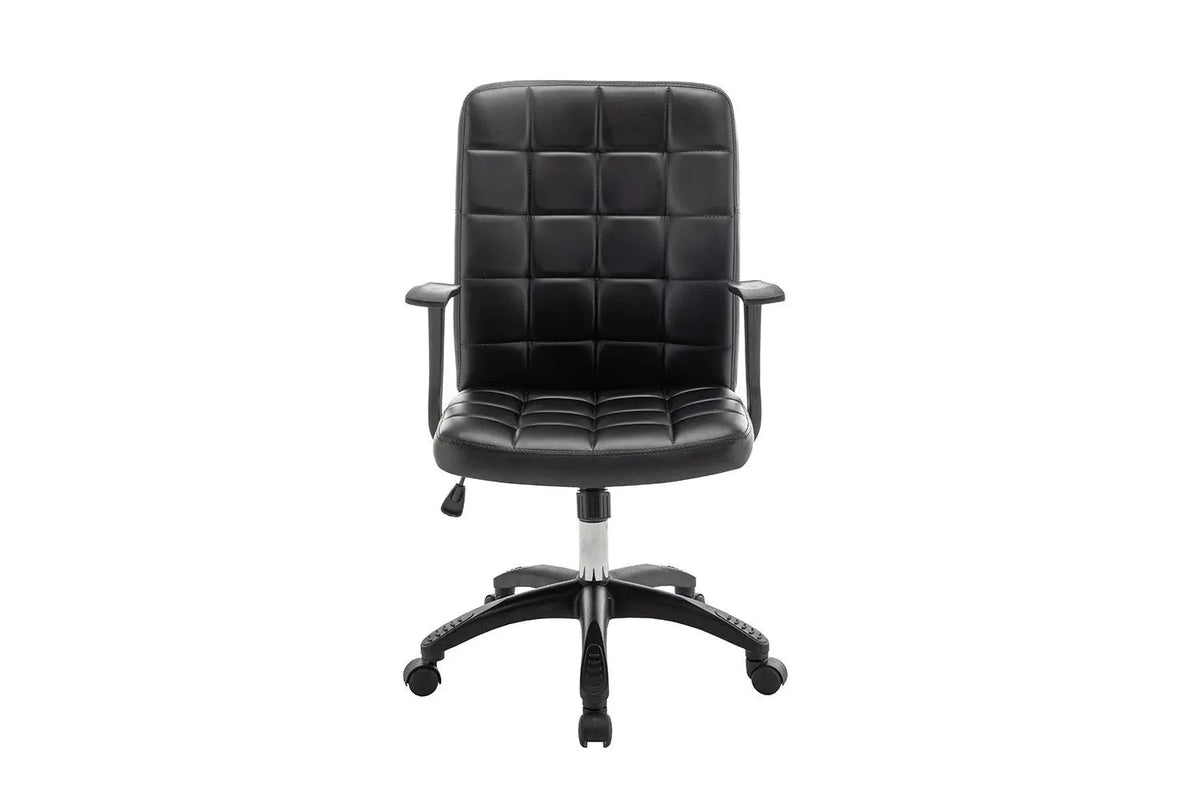 Chaise de Bureau LUKY en Similicuir (PU) - Chaise de bureau réglable 58 x 59 cm