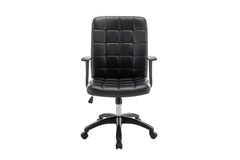 Chaise de Bureau LUKY en Similicuir (PU) - Chaise de bureau réglable 58 x 59 cm
