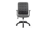 Chaise de Bureau LUKY en Similicuir (PU) - Chaise de bureau réglable 58 x 59 cm