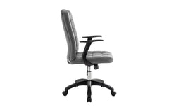 Chaise de Bureau LUKY en Similicuir (PU) - Chaise de bureau réglable 58 x 59 cm
