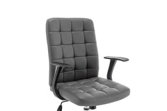 Chaise de Bureau LUKY en Similicuir (PU) - Chaise de bureau réglable 58 x 59 cm