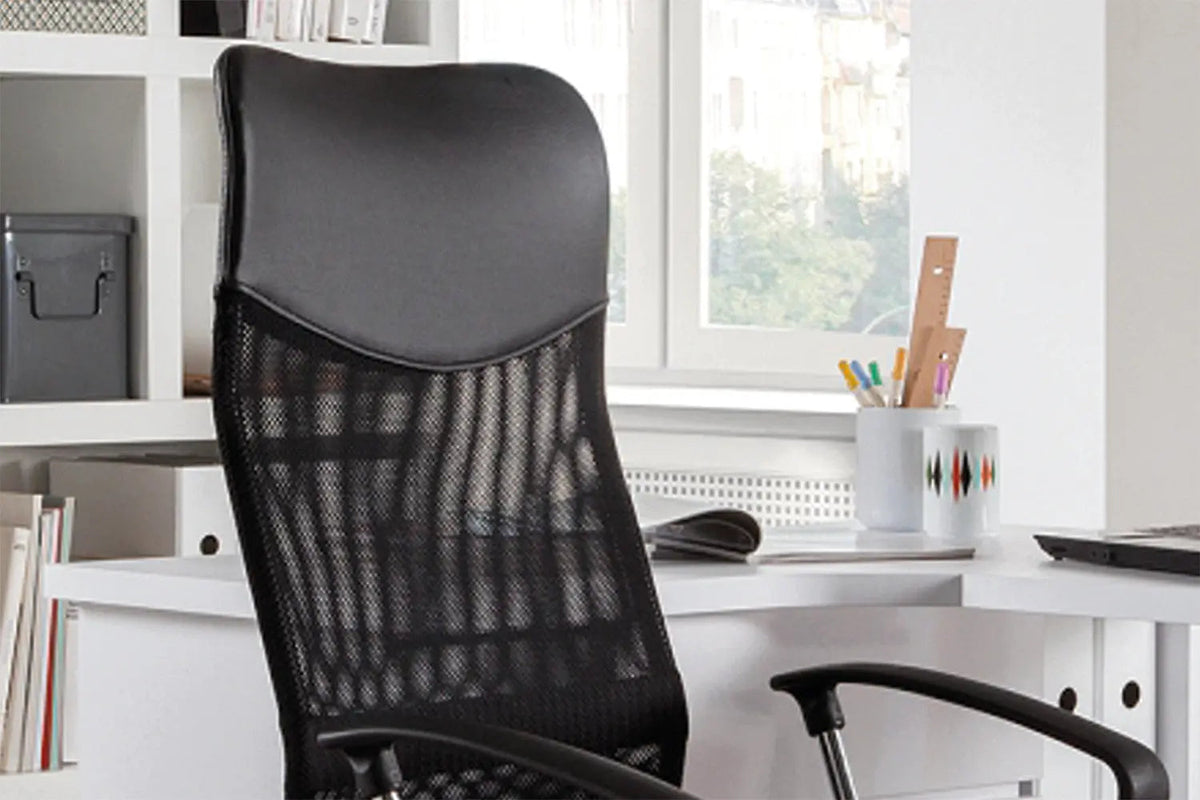Chaise de Bureau MAXY en Maille - Chaise de bureau dossier haut 60 x 62 cm