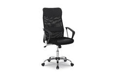 Chaise de Bureau MAXY en Maille - Chaise de bureau dossier haut 60 x 62 cm