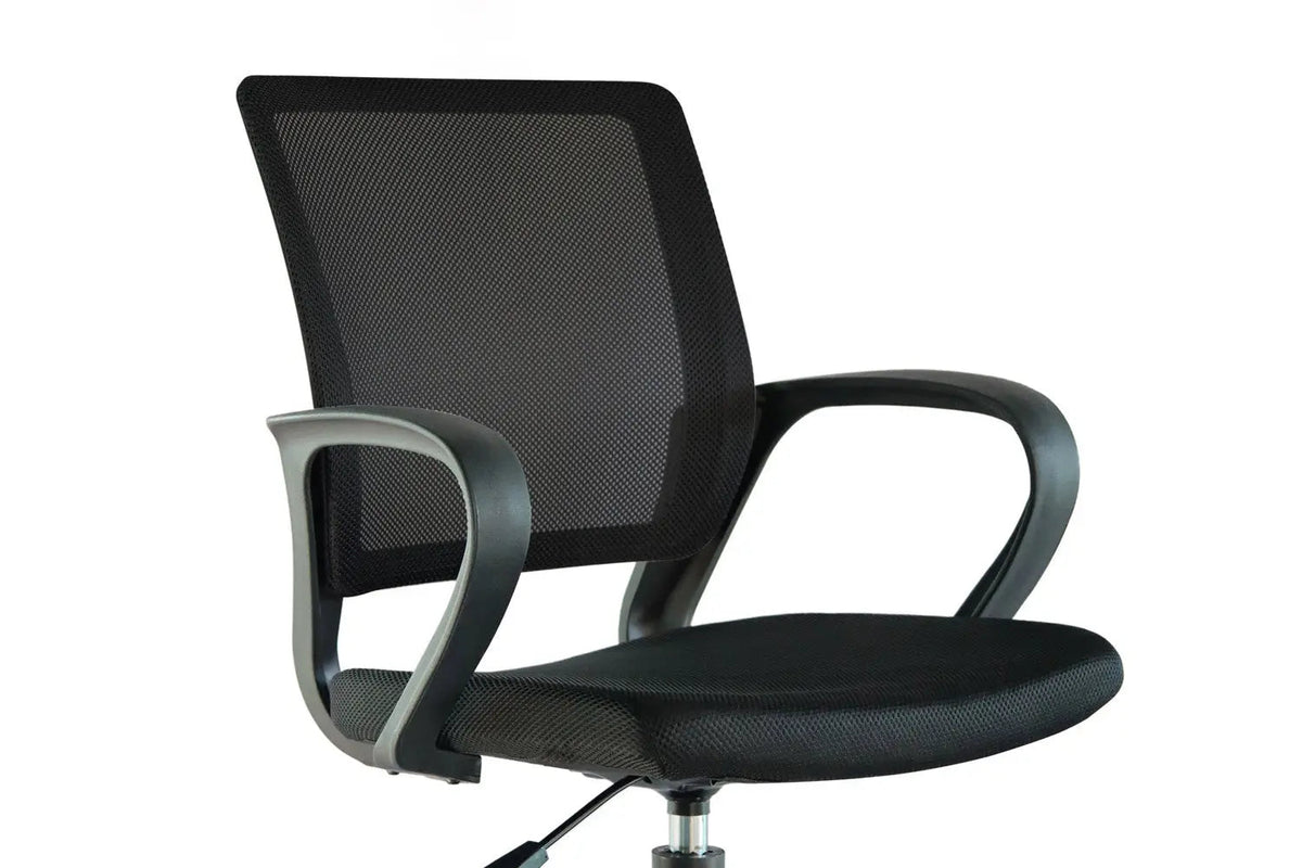 Chaise de Bureau PURE en Maille - Chaise de bureau compacte 54 x 57 cm