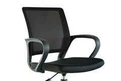 Chaise de Bureau PURE en Maille - Chaise de bureau compacte 54 x 57 cm