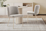 Chaise de Salle à Manger ALYX en Tissu - 51 x 61 cm