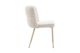 Chaise de Salle à Manger ALYX en Tissu - 51 x 61 cm