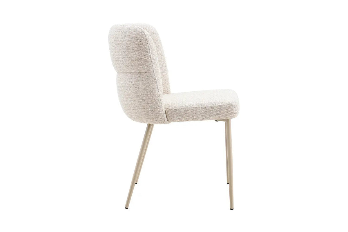 Chaise de Salle à Manger ALYX en Tissu - 51 x 61 cm