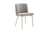 Chaise de Salle à Manger ALYX en Tissu - 51 x 61 cm