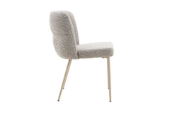 Chaise de Salle à Manger ALYX en Tissu - 51 x 61 cm