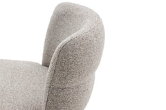 Chaise de Salle à Manger ALYX en Tissu - 51 x 61 cm
