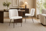 Chaise de Salle à Manger ALYX en Tissu - 51 x 61 cm