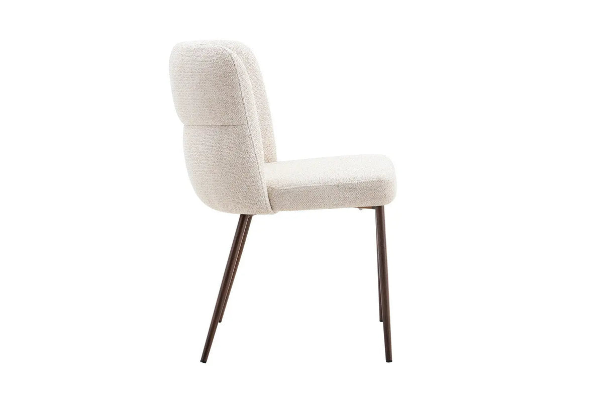 Chaise de Salle à Manger ALYX en Tissu - 51 x 61 cm
