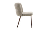 Chaise de Salle à Manger ALYX en Tissu - 51 x 61 cm