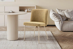 Chaise de Salle à Manger ALYX en Tissu - 51 x 61 cm