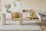 Chaise de Salle à Manger ALYX en Tissu - 51 x 61 cm