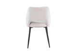 Chaise de Salle à Manger ARLA en Tissu - 51 x 59,5 cm