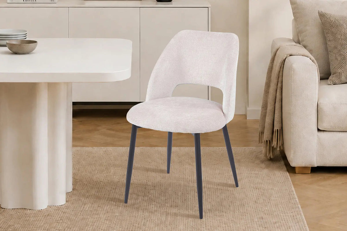 Chaise de Salle à Manger ARLA en Tissu - 51 x 59,5 cm
