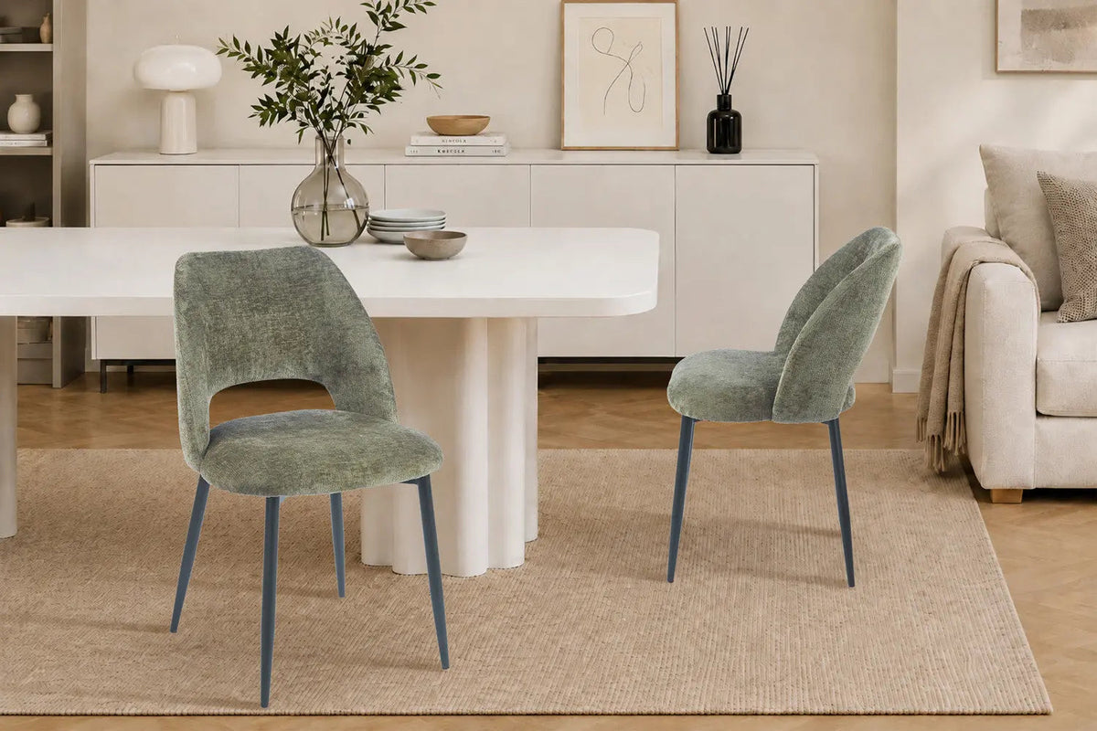 Chaise de Salle à Manger ARLA en Tissu - 51 x 59,5 cm