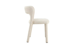 Chaises de Salle à Manger ELVYA en Tissu - 51,5 x 57 cm