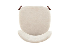 Chaise de Salle à Manger JADY en Tissu Bouclé - 49,5 x 49 cm