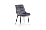 Chaise de Salle à Manger JULIA Velours - 50 x 59 cm