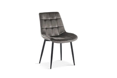 Chaise de Salle à Manger JULIA Velours - 50 x 59 cm