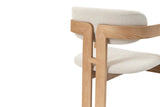 Chaise de Salle à Manger KAMELIA Beige en Bois de Frêne - 56 x 52 cm