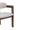 Chaise de Salle à Manger KAMELIA Beige en Bois de Frêne - 56 x 52 cm