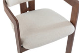 Chaise de Salle à Manger KAMELIA Beige en Bois de Frêne - 56 x 52 cm