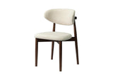 Chaise de Salle à Manger KAYLA en Chêne Massif Beige - 50 x 56 cm
