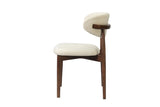 Chaise de Salle à Manger KAYLA en Chêne Massif Beige - 50 x 56 cm