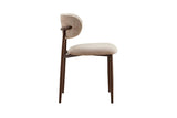 Chaise de Salle à Manger NONYA en Tissu - 48,5 x 53 cm