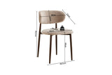 Chaise de Salle à Manger NONYA en Tissu - 48,5 x 53 cm