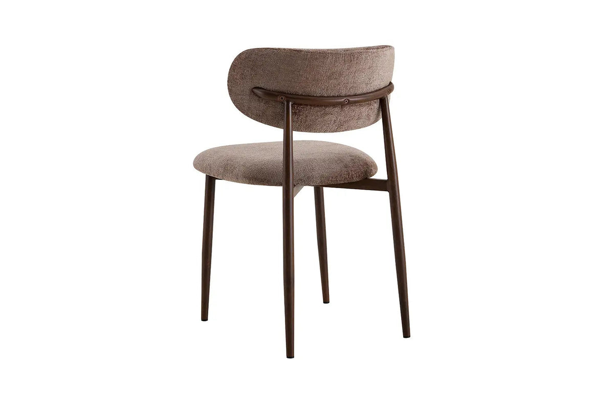 Chaise de Salle à Manger NONYA en Tissu - 48,5 x 53 cm