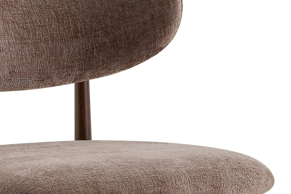 Chaise de Salle à Manger NONYA en Tissu - 48,5 x 53 cm