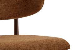Chaise de Salle à Manger NONYA en Tissu - 48,5 x 53 cm
