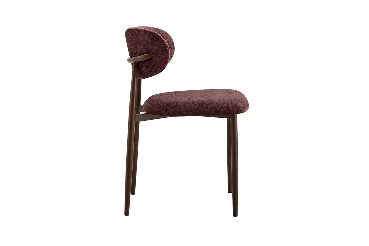 Chaise de Salle à Manger NONYA en Tissu - 48,5 x 53 cm