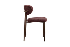 Chaise de Salle à Manger NONYA en Tissu - 48,5 x 53 cm